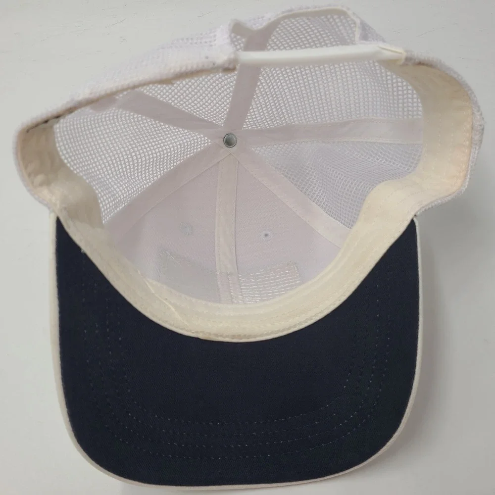 Bajio Hat Snapback Trucker Mesh White Blue Red Fishing Boat Patch Sunglass Brand